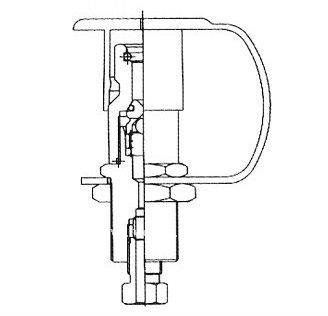 Válvula de gás natural inflável do bocal de enchimento de aço inoxidável QF-T5 CNG