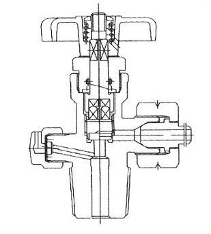 Válvula de cilindro de gás natural de latão de alta pressão QF-5T para veículo 