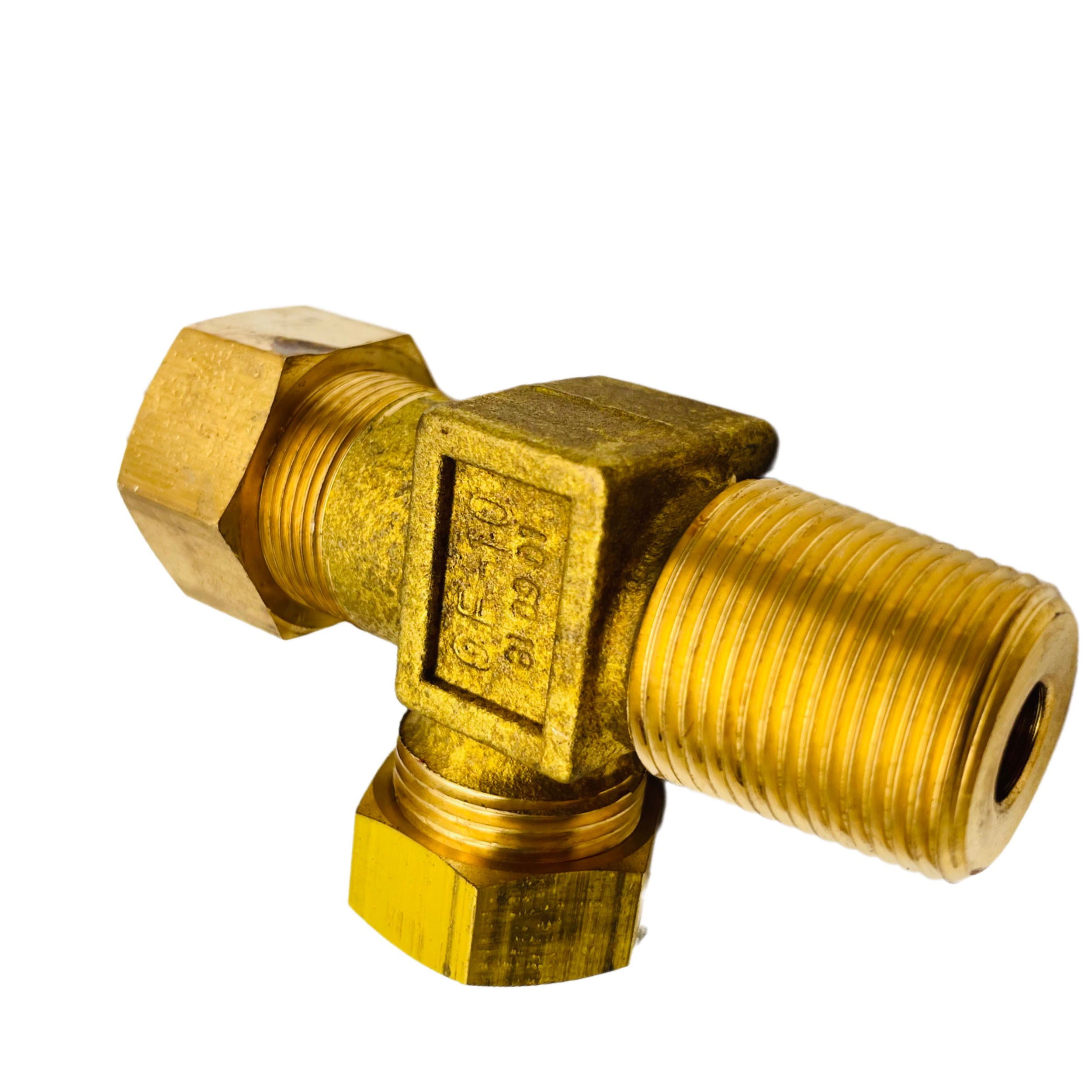 Válvula de bronze do cilindro do cloro QF-10 com haste e eixo SS304