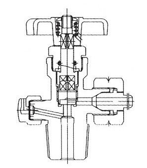 Válvula de cilindro de gás natural CNG de latão QF-6T para veículo
