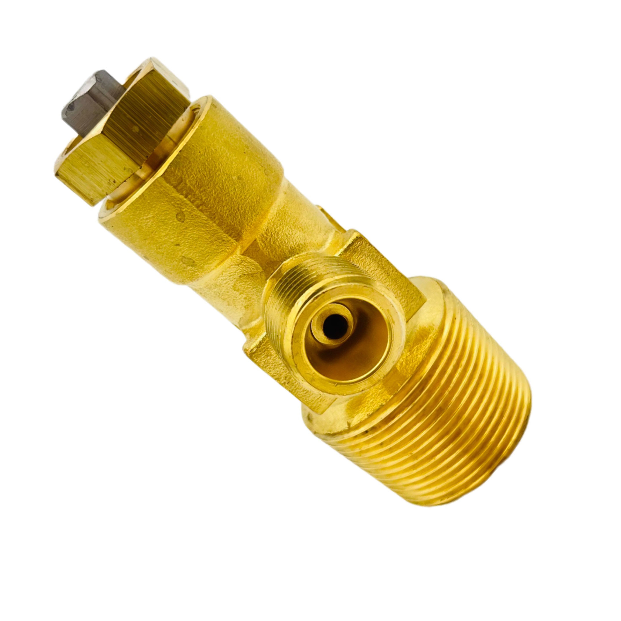 Válvula de bronze industrial de alta pressão do cilindro do acetileno CGA300 C2H2