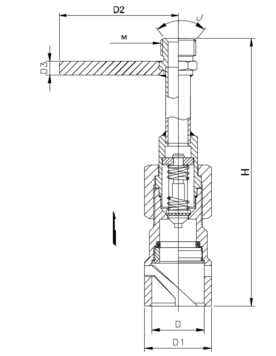Conexão de ventilação de GNL criogênica de baixa temperatura de aço inoxidável DHJ-10