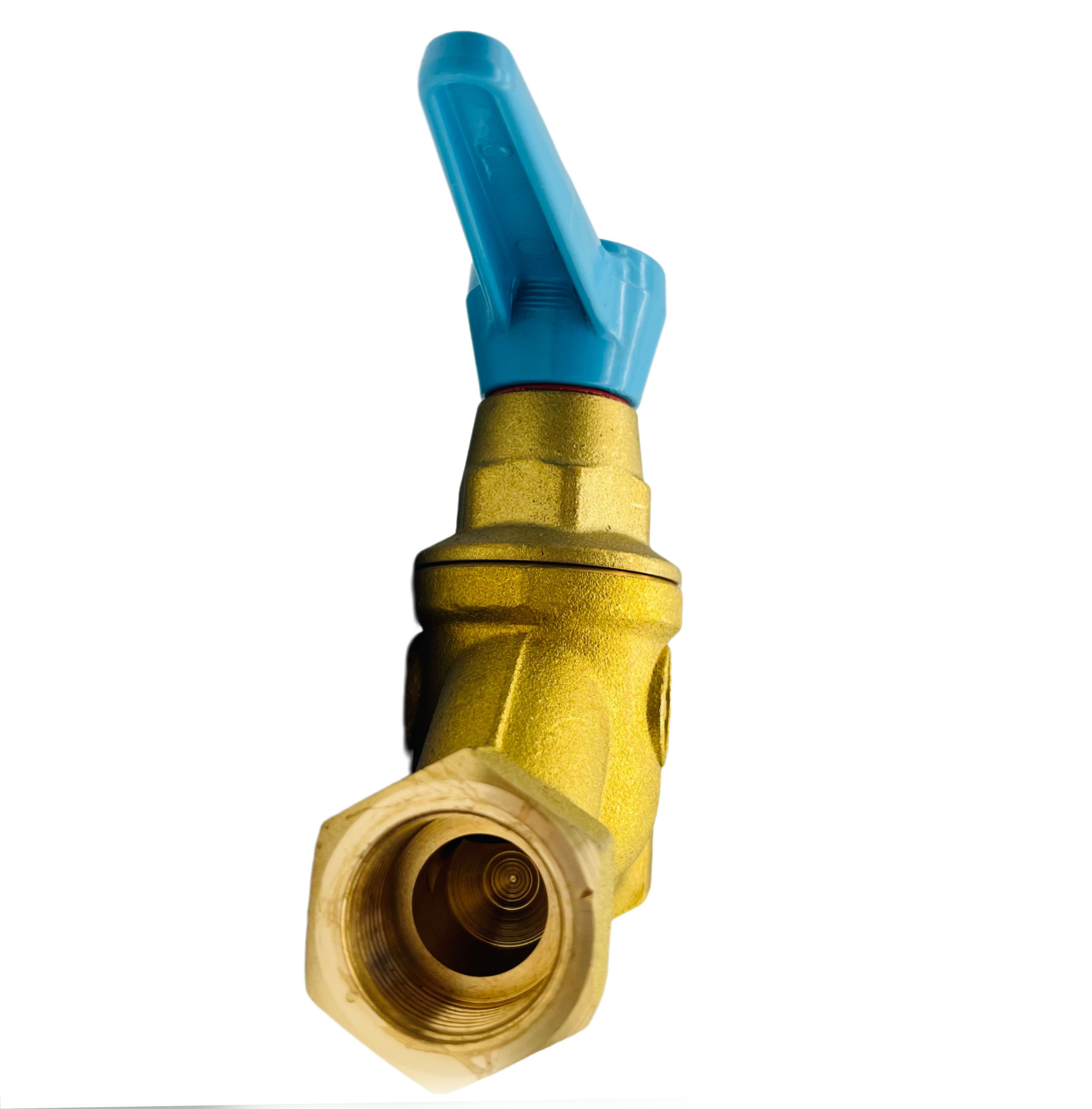 Válvula de parada de gás manual industrial QJT30-18 para conexão de tubo